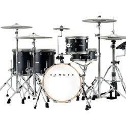 EFNOTE 5X Acoustic Designed Electronic Drum Set Black Oak Wrap