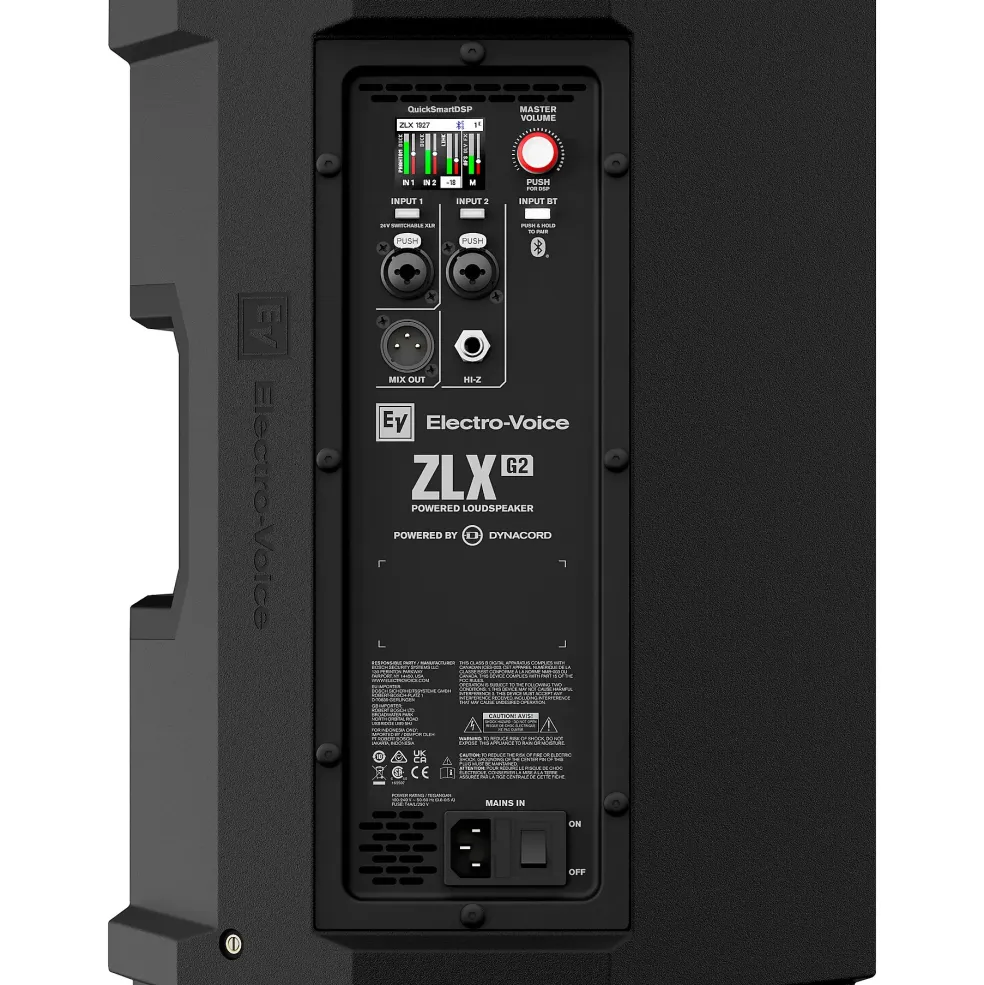 Electro-Voice ZLX-8P G2 Powered Speaker Pair With ELX200-12SP Subwoofers, Stands and Cables