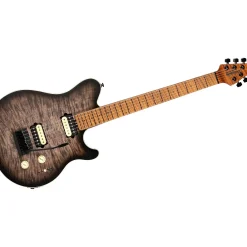 Ernie Ball Music Man Axis Super Sport Quilted Maple Top Electric Guitar Roasted Amber