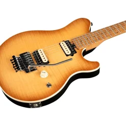Ernie Ball Music Man Axis Flame Top (satin) Electric Guitar Honey Pot