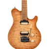 Ernie Ball Music Man Axis Super Sport Quilt Top (satin) Electric Guitar Honey Pot