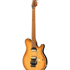Ernie Ball Music Man Axis Super Sport Flame Top (satin) Electric Guitar Charcoal Cloud