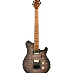 Ernie Ball Music Man Axis Super Sport Flame Top (satin) Electric Guitar Charcoal Cloud