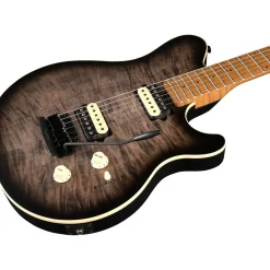 Ernie Ball Music Man Axis Super Sport Flame Top (satin) Electric Guitar Charcoal Cloud