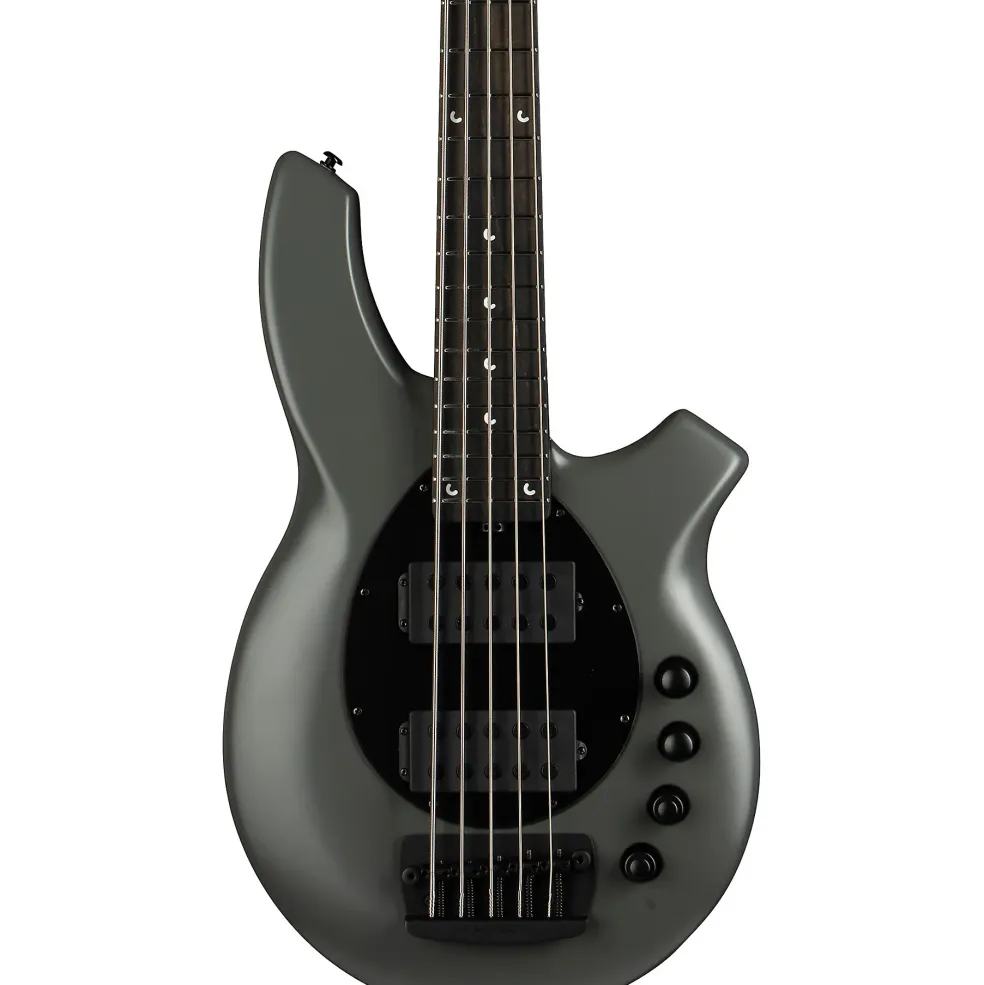 Ernie Ball Music Man Bongo 5 HH BFR Electric Bass Titan Gray