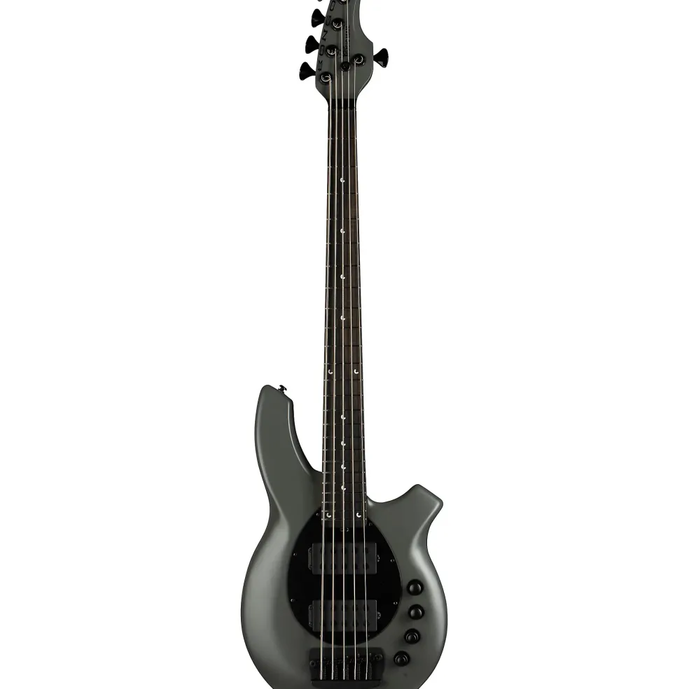 Ernie Ball Music Man Bongo 5 HH BFR Electric Bass Titan Gray