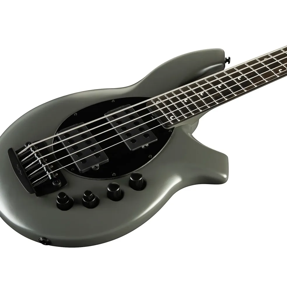 Ernie Ball Music Man Bongo 5 HH BFR Electric Bass Titan Gray