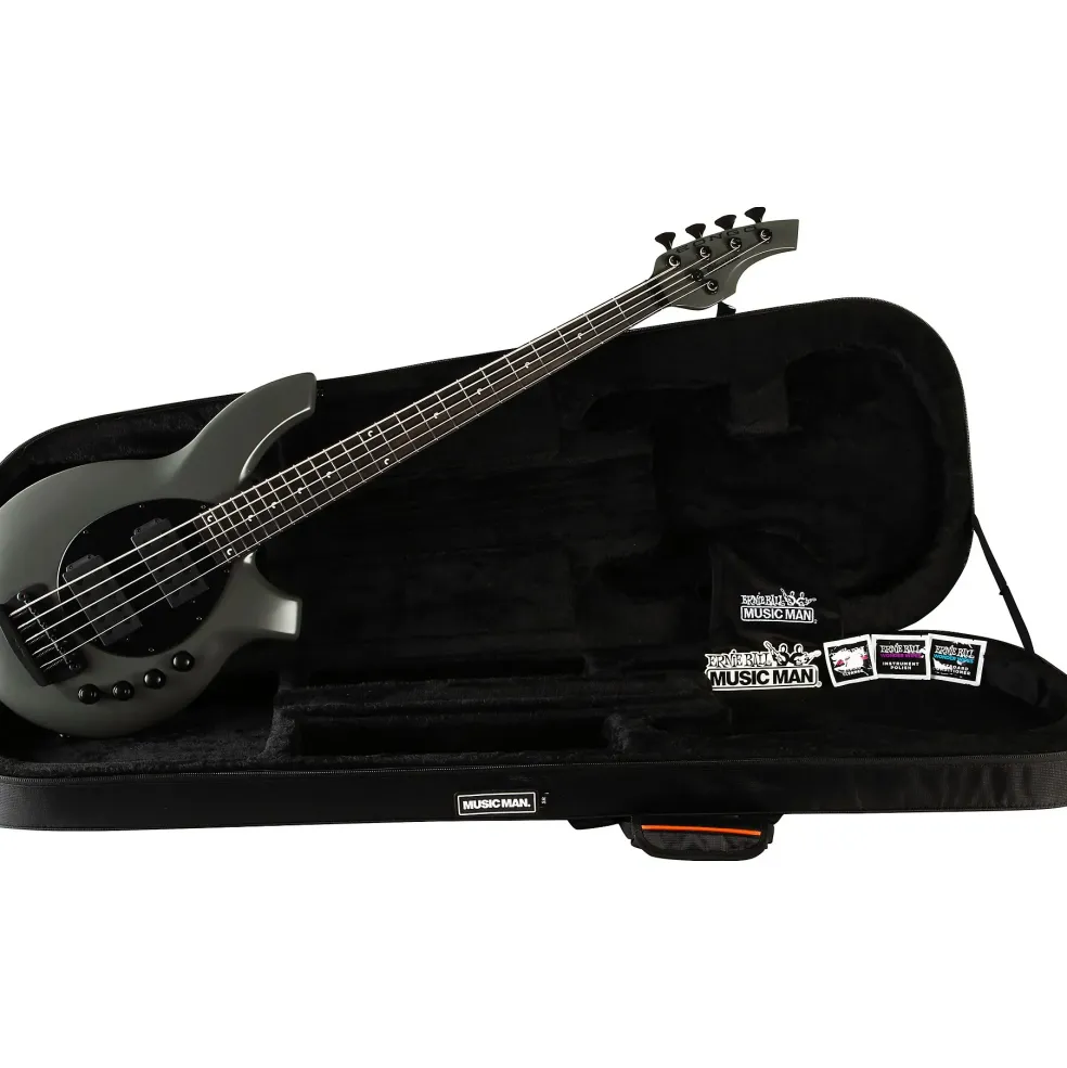 Ernie Ball Music Man Bongo 5 HH BFR Electric Bass Titan Gray
