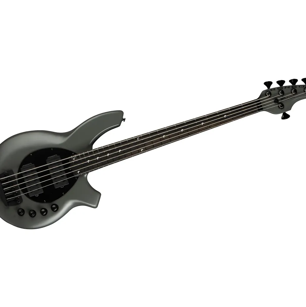 Ernie Ball Music Man Bongo 5 HH BFR Electric Bass Titan Gray