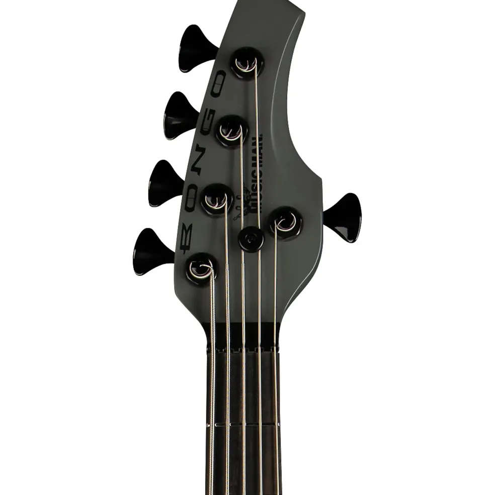 Ernie Ball Music Man Bongo 5 HH BFR Electric Bass Titan Gray