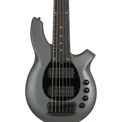 Ernie Ball Music Man Bongo 6 HH 6-String Bass Guitar Titan Gray
