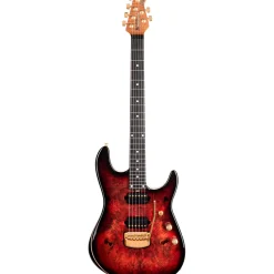 Ernie Ball Music Man Jason Richardson Artist Series Cutlass Electric Guitar Rorschach Red