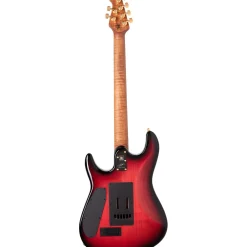 Ernie Ball Music Man Jason Richardson Artist Series Cutlass Electric Guitar Rorschach Red
