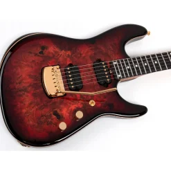 Ernie Ball Music Man Jason Richardson Artist Series Cutlass Electric Guitar Rorschach Red