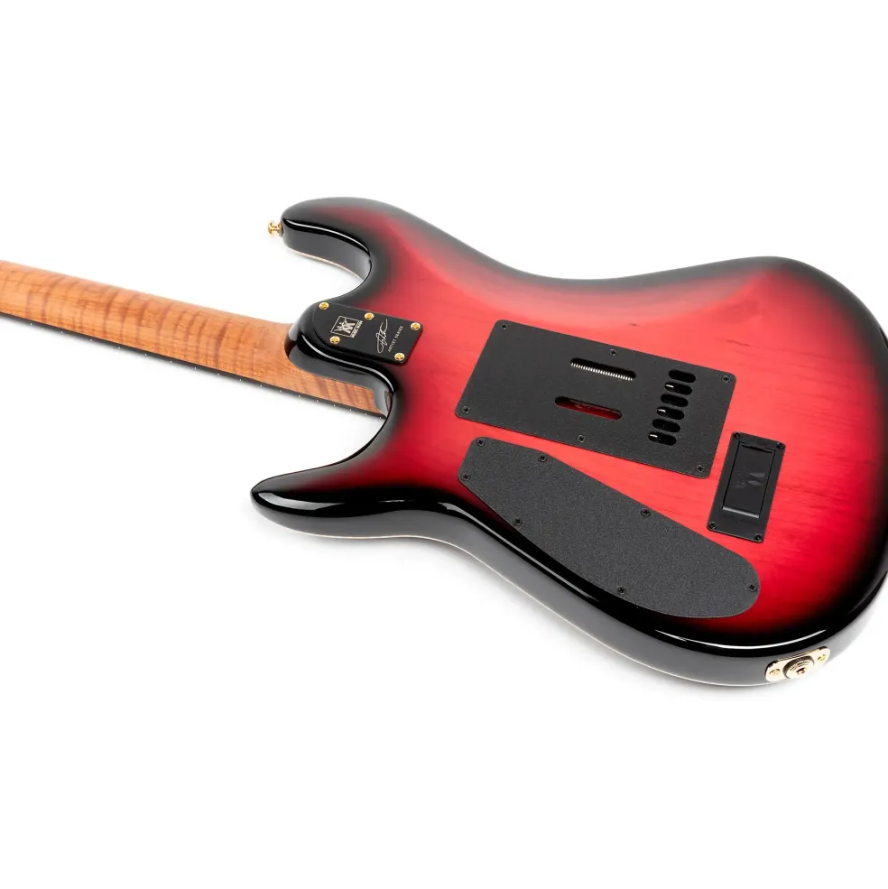 Ernie Ball Music Man Jason Richardson Artist Series Cutlass Electric Guitar Rorschach Red