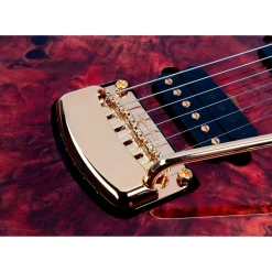 Ernie Ball Music Man Jason Richardson Artist Series Cutlass Electric Guitar Rorschach Red