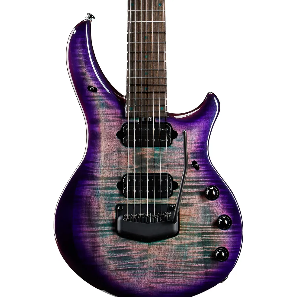 Ernie Ball Music Man John Petrucci Majesty Figured Maple Top 7-String Electric Guitar Amethyst Crystal