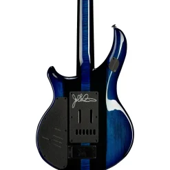 Ernie Ball Music Man John Petrucci BFR Majesty 6 Quilt Top Electric Guitar Blue Ink