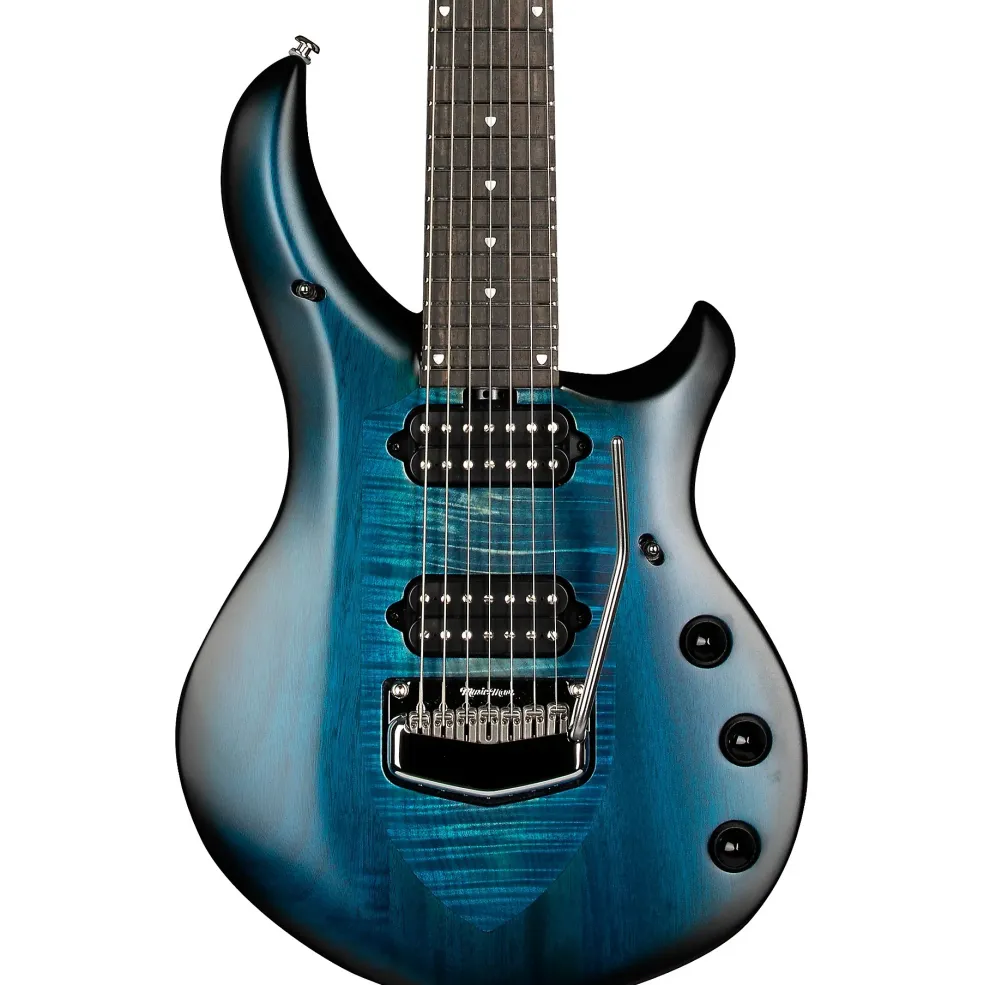 Ernie Ball Music Man John Petrucci Majesty 7 Electric Guitar Blue Silk