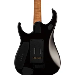 Ernie Ball Music Man JP15 Flamed Maple Top Electric Guitar Transparent Black