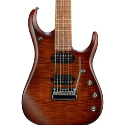 Ernie Ball Music Man JP15 Roasted Flame Maple Top 7-String Electric Guitar Sahara Burst