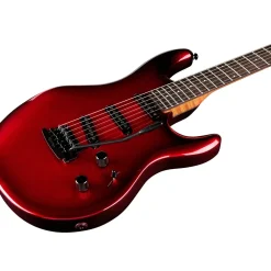 Ernie Ball Music Man Luke 4 SSS Electric Guitar Scoville Red
