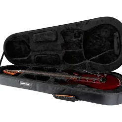 Ernie Ball Music Man Luke 4 SSS Electric Guitar Scoville Red