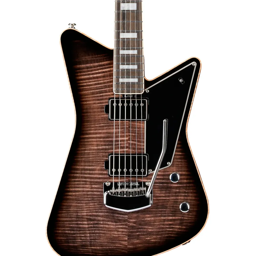 Ernie Ball Music Man Mariposa BFR Electric Guitar Trans Black