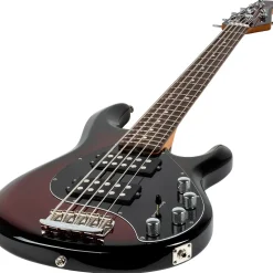 Ernie Ball Music Man StingRay 5 Special HH Electric Bass Burnt Apple