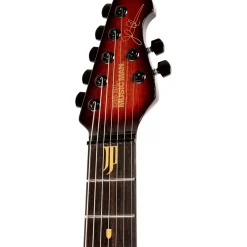 Ernie Ball Music Man 20th Anniversary John Petrucci JP7 7-String Electric Guitar Honey Butter Burst