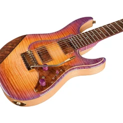 ESP Snapper CTM-7 Electric Guitar Purple Yellow Sunburst