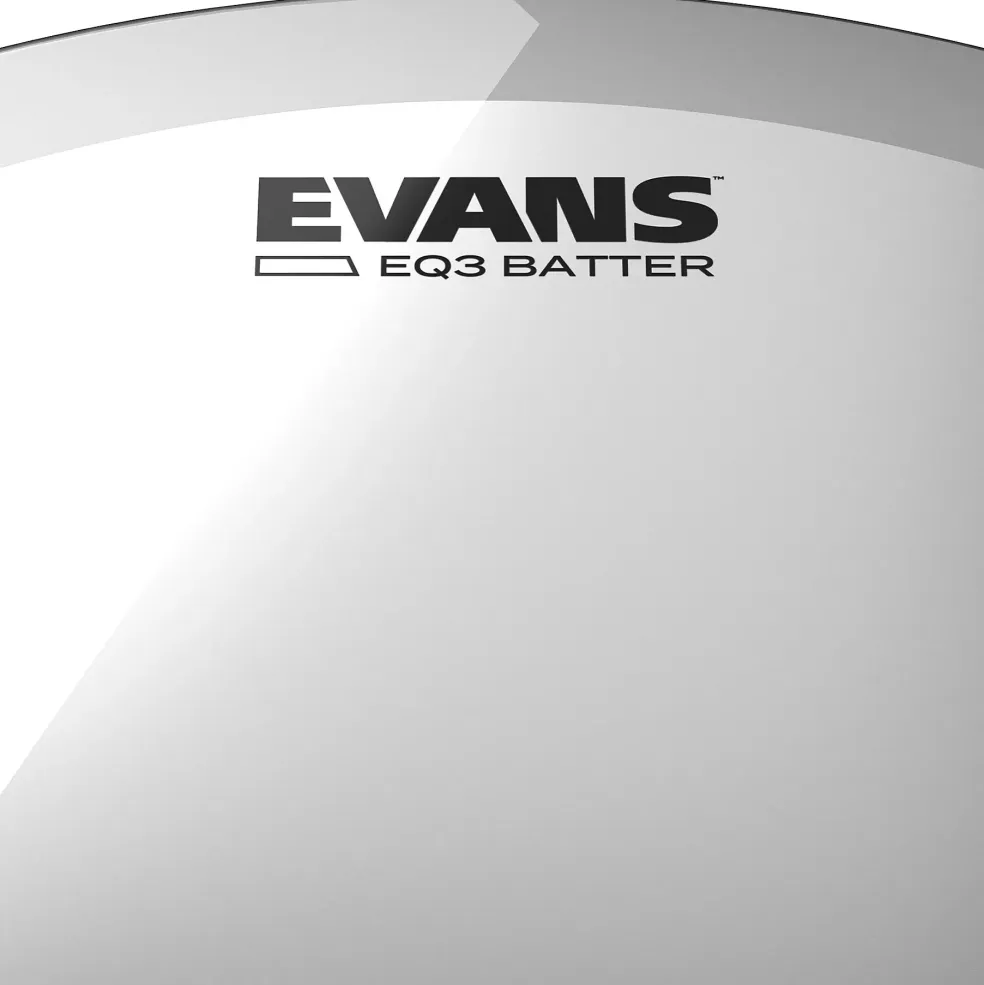Evans EQ3 Batter Clear Bass Drum Head 22 in.