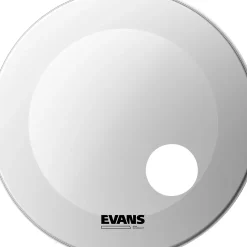 Evans EQ3 Coated White Resonant Bass Drum Head White 22"