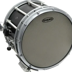 Evans Hybrid Marching Snare Drum Batter Head Gray 14 in.