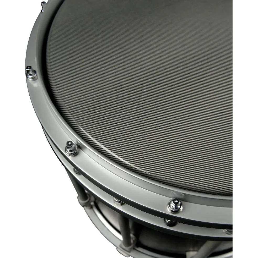 Evans Hybrid Marching Snare Drum Batter Head Gray 14 in.