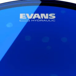 Evans Hydraulic Bass Drumhead Blue 22 in.