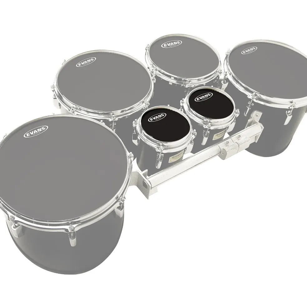 Evans MX Black Tenor Drumhead 6" Shot 3-Pack
