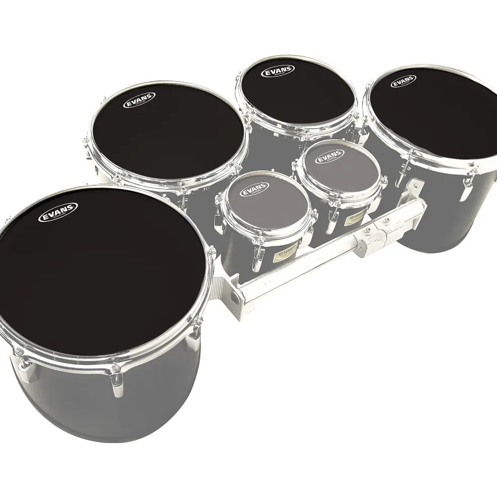 Evans MX Black Tenor Drumhead 4-Pack