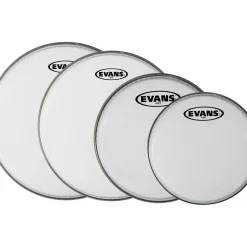 Evans MX White Tenor Drumhead 4-Pack