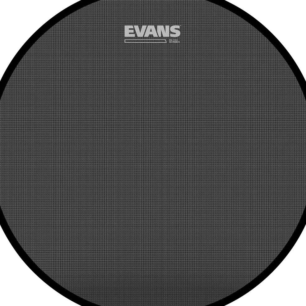 Evans Retro Screen Front Bass Head Black 22 in.