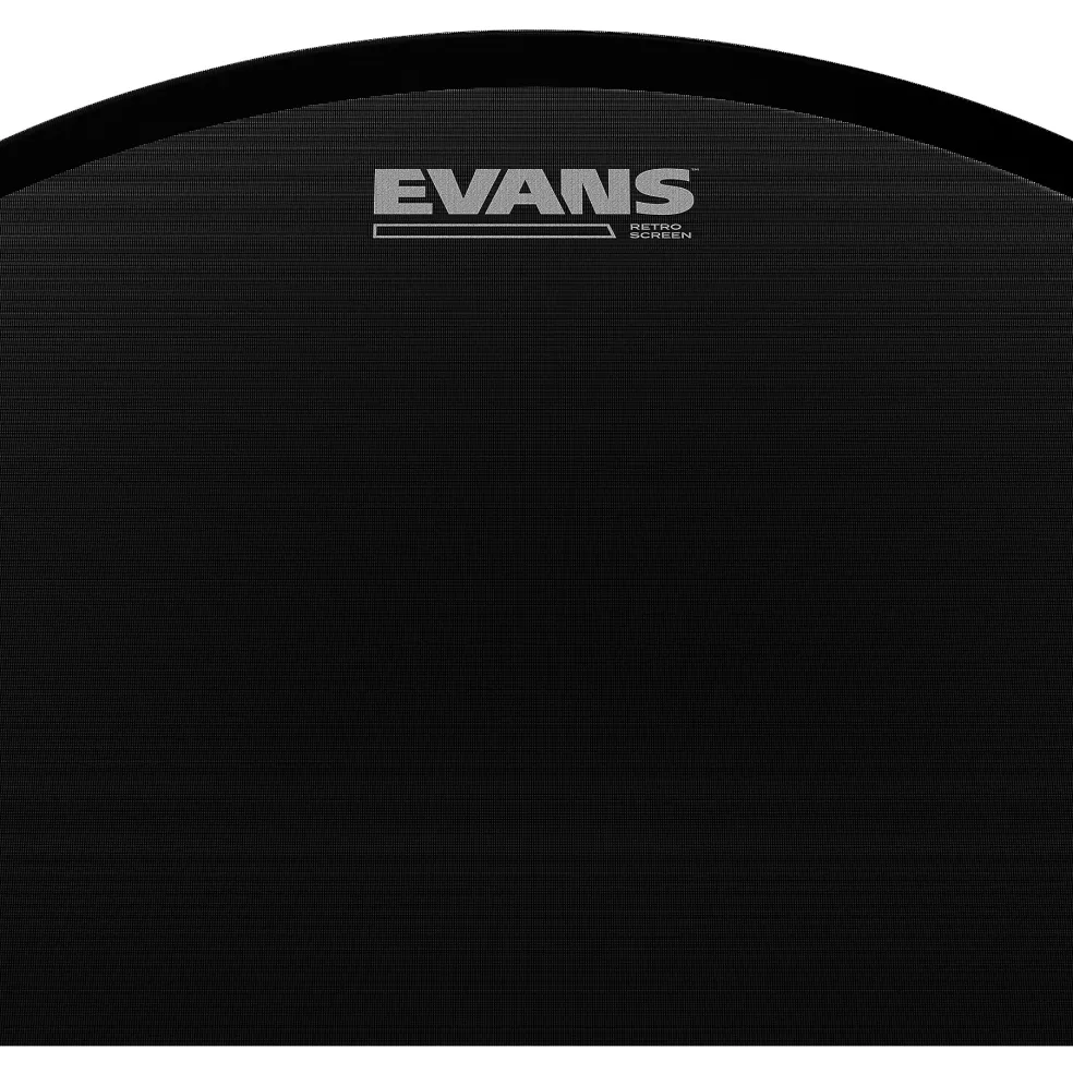 Evans Retro Screen Front Bass Head Black 22 in.