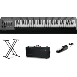Expressive E Osmose 49 49-Key Polyphonic Synthesizer Keyboard Stage Bundle