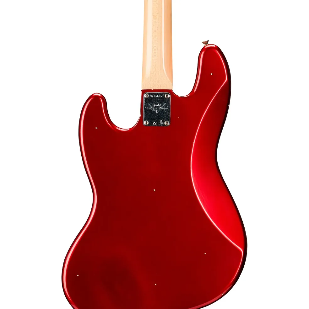 Fender Custom Shop '68 Jazz Bass Journeyman Relic Aged Candy Apple Red