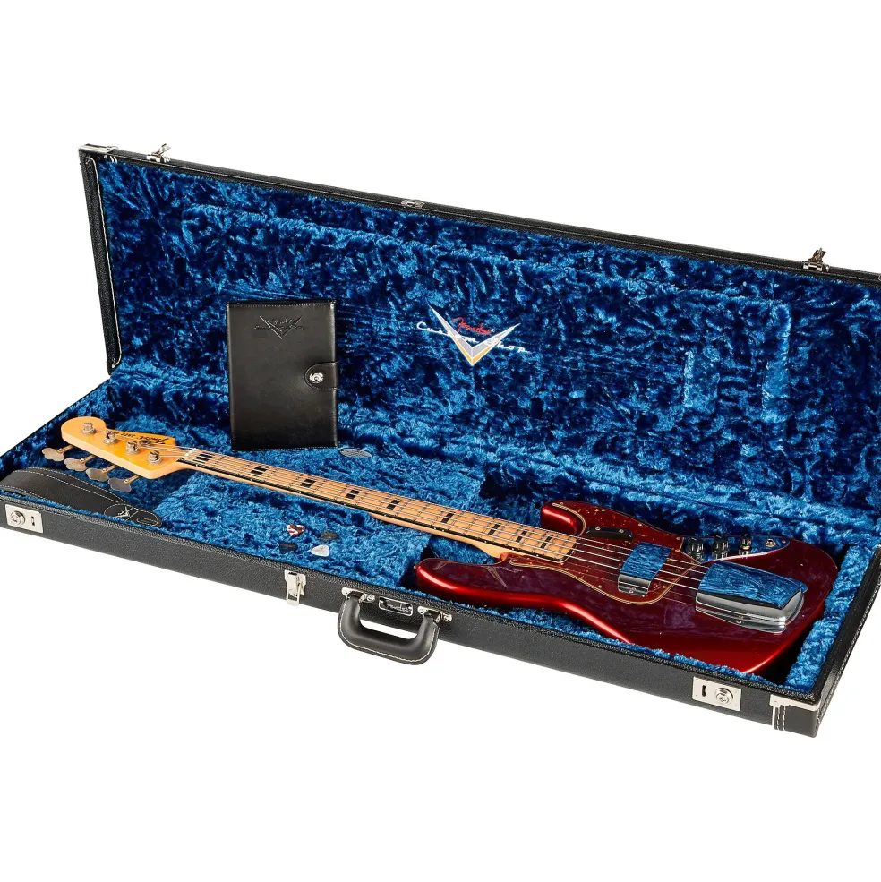 Fender Custom Shop '68 Jazz Bass Journeyman Relic Aged Candy Apple Red