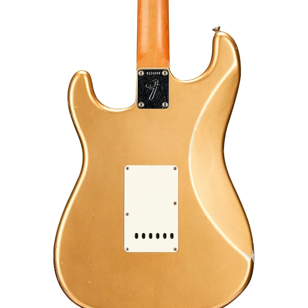 Fender Custom Shop 1969 Stratocaster Journeyman Relic Electric Guitar Masterbuilt by Greg Fessler Aztec Gold