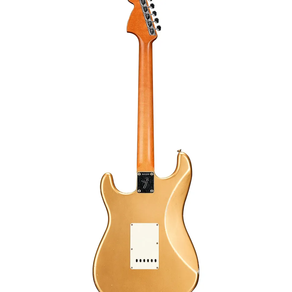 Fender Custom Shop 1969 Stratocaster Journeyman Relic Electric Guitar Masterbuilt by Greg Fessler Aztec Gold