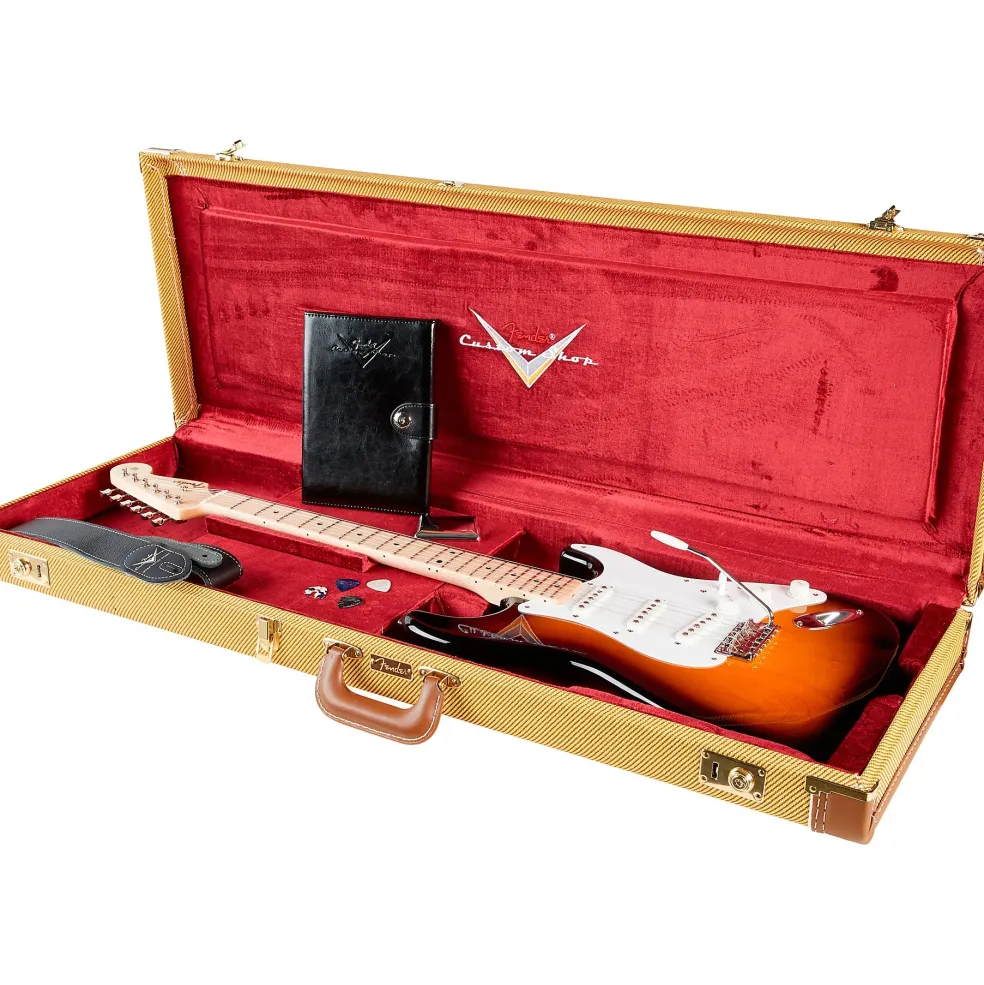Fender Custom Shop 1969 Stratocaster Journeyman Relic Electric Guitar Masterbuilt by Greg Fessler Aztec Gold