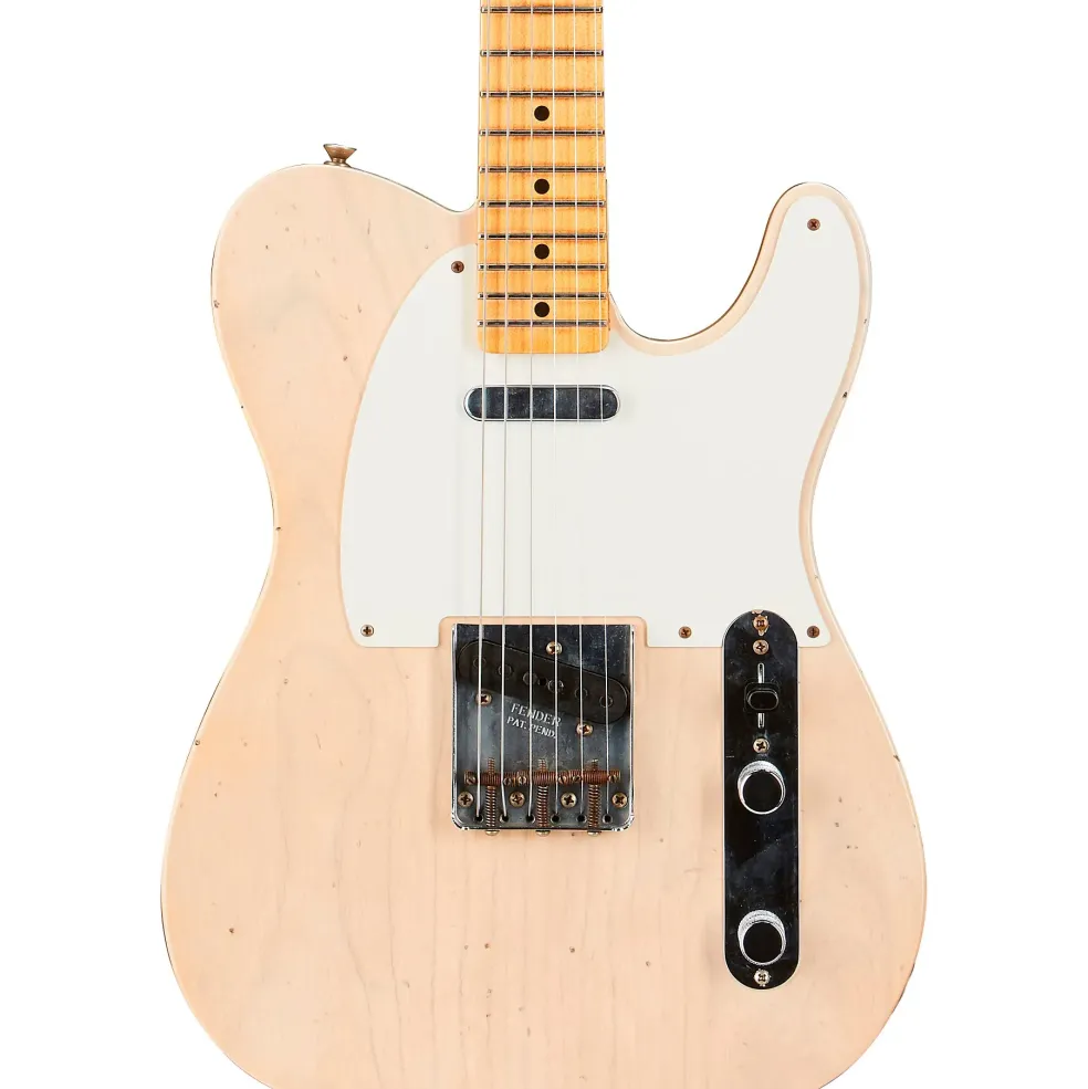 Fender Custom Shop '58 Telecaster Journeyman Relic Electric Guitar Aged White Blonde