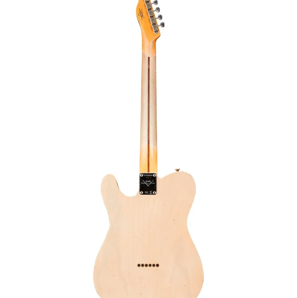 Fender Custom Shop '58 Telecaster Journeyman Relic Electric Guitar Aged White Blonde