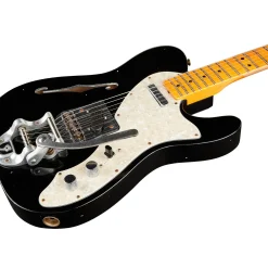 Fender Custom Shop '68 Telecaster Thinline Journeyman Relic Electric Guitar Aged Black